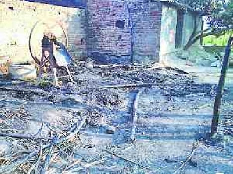 six million rs of property turned to ash in Fire 